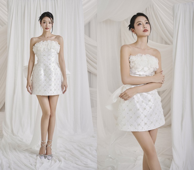 Á hậu Bùi Khánh Linh đẹp mơ nàng trong những bộ váy áo mỏng mát mùa hè  - Ảnh 8.
