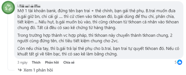 Tranh cãi việc cầm tiền của người yêu chi tiêu chung trước kết hôn: Suy nghĩ cho tương lai hay &quot;bào tiền&quot; đối phương? - Ảnh 7.