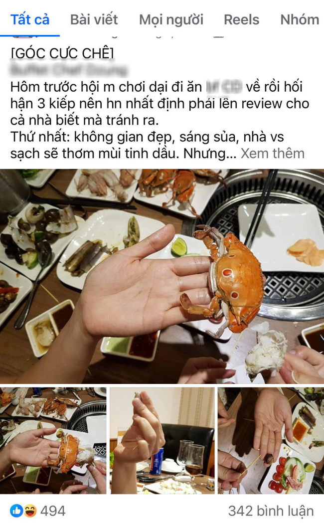 Bỏ 500k ăn buffet tại nhà hàng nổi tiếng Hà Nội, thực khách thất vọng: Hải sản óp, có con ôi hỏng, ăn về còn chịu cảnh &quot;tào tháo đuổi&quot; - Ảnh 4.