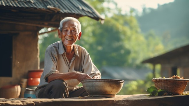 Thấy ông lão bán trái cây ở lề đường nên tôi cho tiền, ngờ đâu ông không lấy còn chỉ vào tòa nhà phía sau và nói: &quot;Của con trai tôi đấy!&quot; - Ảnh 1.