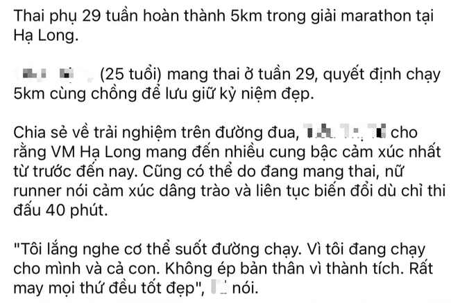 Tranh cãi chuyện bà bầu 29 tuần tham gia chạy marathon 5km: Bác sĩ cảnh báo nhóm người không nên thực hiện - Ảnh 1.