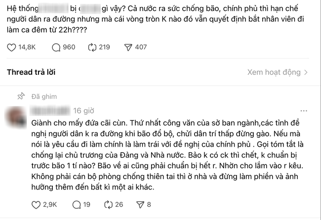 Sếp bắt nhân viên chạy từ Phú Thọ đến Hà Nội để đi làm giữa lúc mưa bão - câu chuyện gây tranh cãi nhất lúc này- Ảnh 6.