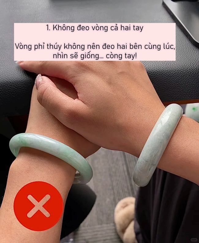 Vì sao hội phú bà Trung Quốc không vòng phỉ thúy ở tay phải? - Ảnh 2.