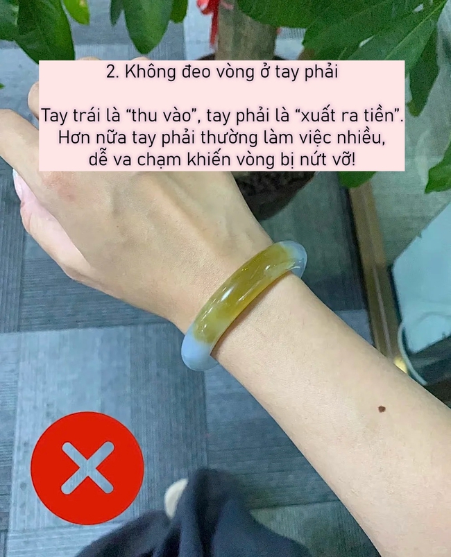 Vì sao hội phú bà Trung Quốc không vòng phỉ thúy ở tay phải? - Ảnh 3.