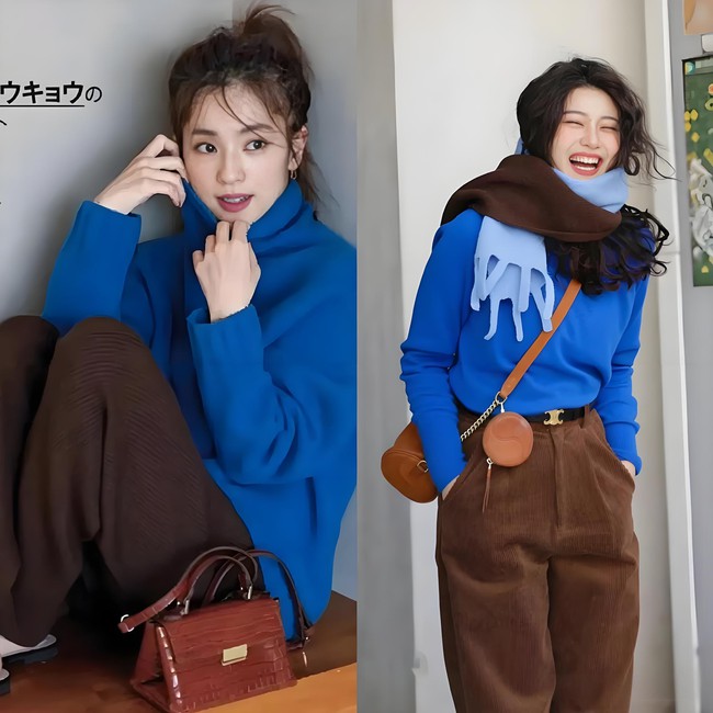 Gu mặc của phụ nữ tinh tế: ưa chuộng bảng màu xanh – nâu - Ảnh 9. Gu mặc của phụ nữ tinh tế: ưa chuộng bảng màu xanh – nâu - Ảnh 9.