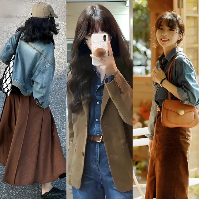 Gu mặc của phụ nữ tinh tế: ưa chuộng bảng màu xanh – nâu - Ảnh 11. Gu mặc của phụ nữ tinh tế: ưa chuộng bảng màu xanh – nâu - Ảnh 11.