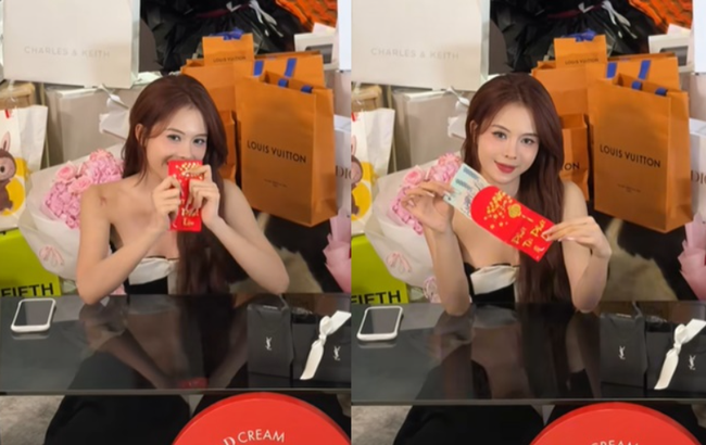 Sau tiệc sinh nhật &quot;sương sương&quot; 2 tỷ, Hà Môi bị chê thiếu tế nhị khi khui lì xì ngay trên video - Ảnh 2.