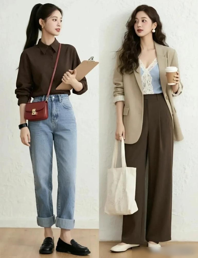 Thu này, diện màu trà sữa để mang cả sự dịu dàng lên trang phục - Ảnh 3.