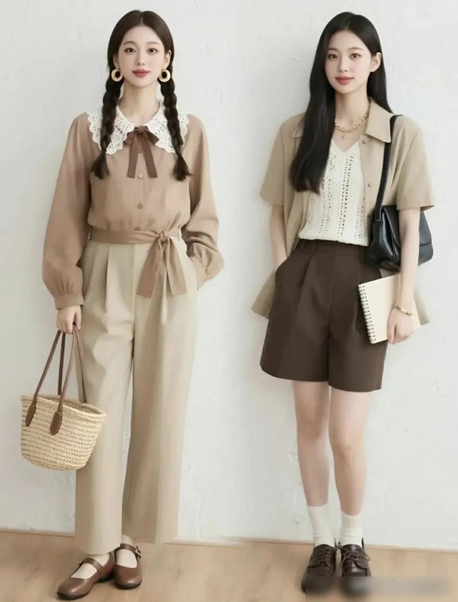 Thu này, diện màu trà sữa để mang cả sự dịu dàng lên trang phục - Ảnh 4.
