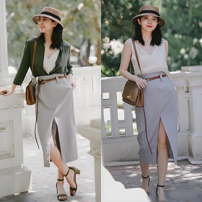 Quần ống rộng đã lỗi thời, phụ nữ U40 đang rủ nhau diện kiểu váy này - Ảnh 7. Quần ống rộng đã lỗi thời, phụ nữ U40 đang rủ nhau diện kiểu váy này - Ảnh 7.