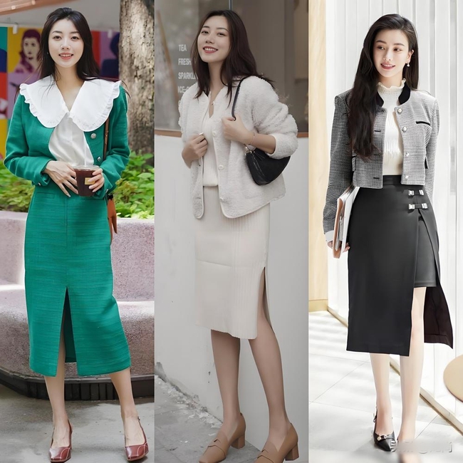 Quần ống rộng đã lỗi thời, phụ nữ U40 đang rủ nhau diện kiểu váy này - Ảnh 4. Quần ống rộng đã lỗi thời, phụ nữ U40 đang rủ nhau diện kiểu váy này - Ảnh 4.