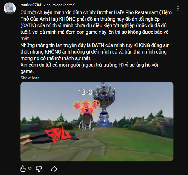 "Đấng sinh thành" Tiệm Phở Của Anh Hai vừa phải lên tiếng đính chính: đây không phải đồ án tốt nghiệp! - Ảnh 2. "Đấng sinh thành" Tiệm Phở Của Anh Hai vừa phải lên tiếng đính chính: đây không phải đồ án tốt nghiệp! - Ảnh 2.