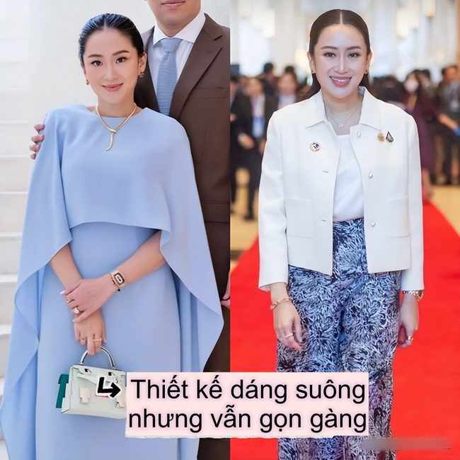 Tôi ấn tượng với nữ thủ tướng Thái Lan: Trang phục không bó sát, váy qua gối và trang điểm tinh tế  - Ảnh 2.