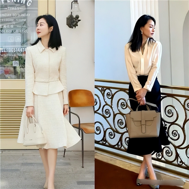 Phong cách "cao cấp" của phụ nữ tuổi 50: Toàn đồ cơ bản, màu trung tính mà vẫn sang và cuốn hút - Ảnh 6. Phong cách "cao cấp" của phụ nữ tuổi 50: Toàn đồ cơ bản, màu trung tính mà vẫn sang và cuốn hút - Ảnh 6.