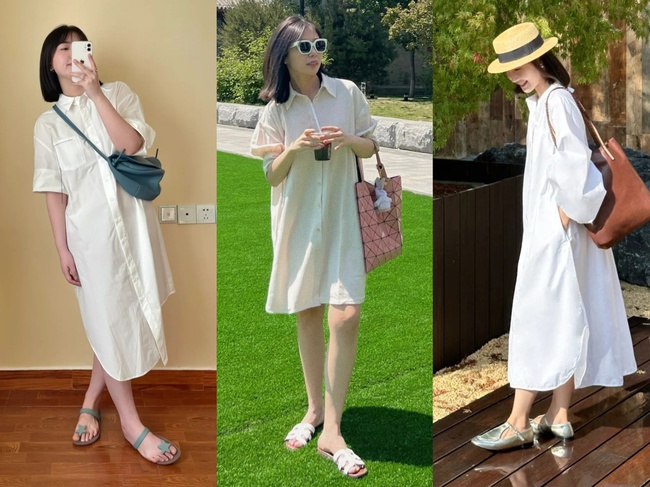 Đầu hè mặc gì vừa mát vừa sang? Váy sơ mi là đáp án hoàn hảo! - Ảnh 2. Đầu hè mặc gì vừa mát vừa sang? Váy sơ mi là đáp án hoàn hảo! - Ảnh 2.