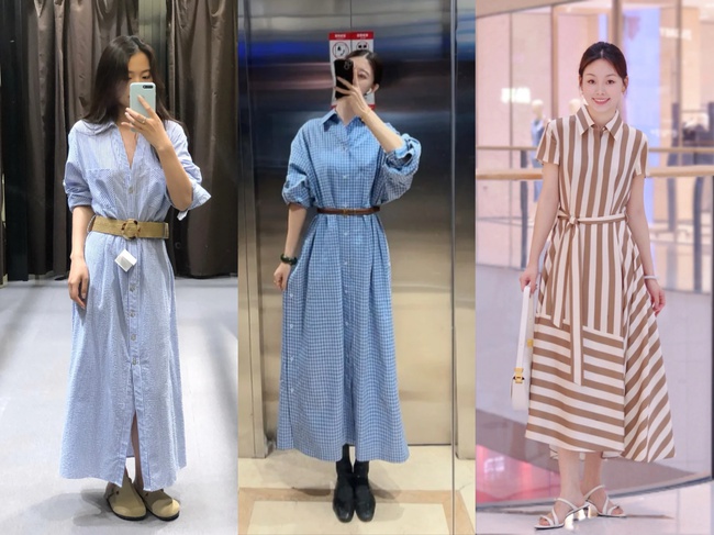 Đầu hè mặc gì vừa mát vừa sang? Váy sơ mi là đáp án hoàn hảo! - Ảnh 5. Đầu hè mặc gì vừa mát vừa sang? Váy sơ mi là đáp án hoàn hảo! - Ảnh 5.