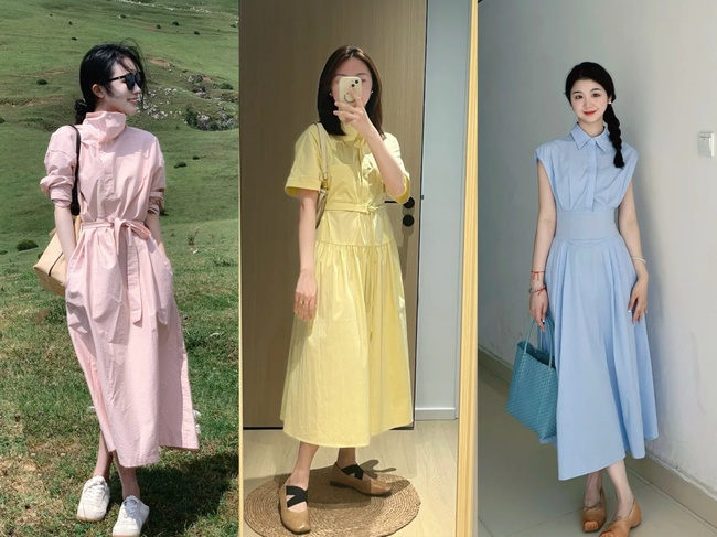 Đầu hè mặc gì vừa mát vừa sang? Váy sơ mi là đáp án hoàn hảo! - Ảnh 4. Đầu hè mặc gì vừa mát vừa sang? Váy sơ mi là đáp án hoàn hảo! - Ảnh 4.