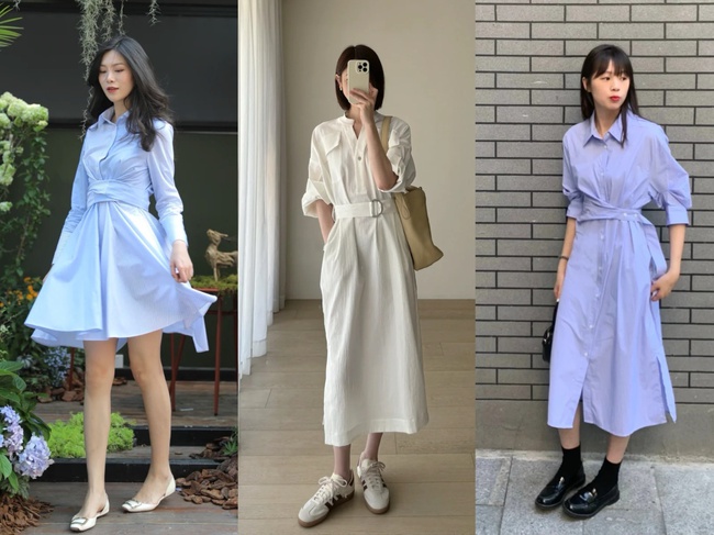 Đầu hè mặc gì vừa mát vừa sang? Váy sơ mi là đáp án hoàn hảo! - Ảnh 6. Đầu hè mặc gì vừa mát vừa sang? Váy sơ mi là đáp án hoàn hảo! - Ảnh 6.