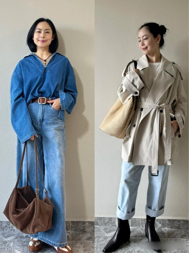 Phụ nữ tuổi 50+ đừng mặc bừa nữa! Hãy thử quần ống rộng và váy dài qua gối để tái tạo vẻ đẹp thanh lịch - Ảnh 9.