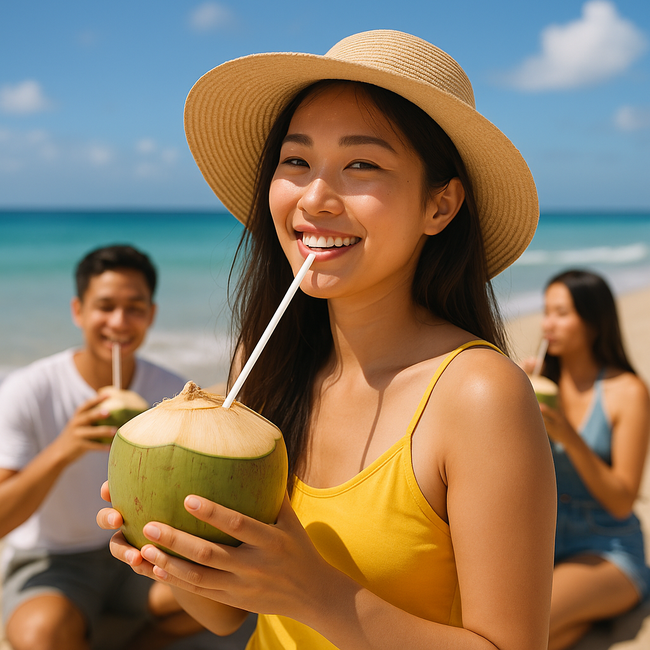 Tôi đi chơi vẫn chăm uống loại nước được ví như "thuốc bổ tự nhiên", vừa lành vừa sạch này vì nó chống tia UV, ngăn sạm da rất tốt - Ảnh 1. Tôi đi chơi vẫn chăm uống loại nước được ví như "thuốc bổ tự nhiên", vừa lành vừa sạch này vì nó chống tia UV, ngăn sạm da rất tốt - Ảnh 1.