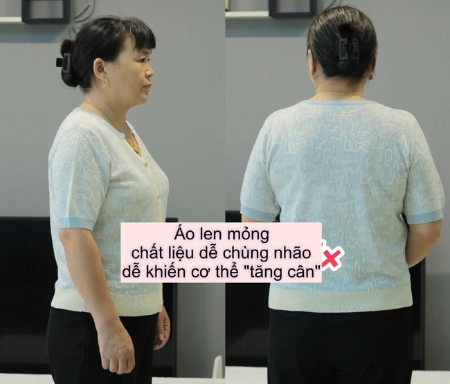 Hứa với tôi nhé, phụ nữ trung niên hãy tránh xa 4 kiểu áo này và thay bằng sơ mi và áo Polo - Ảnh 5. Hứa với tôi nhé, phụ nữ trung niên hãy tránh xa 4 kiểu áo này và thay bằng sơ mi và áo Polo - Ảnh 5.