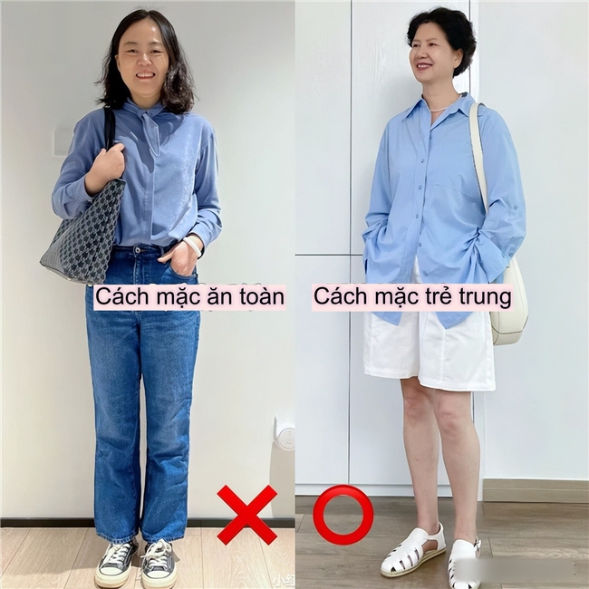 Hứa với tôi nhé, phụ nữ trung niên hãy tránh xa 4 kiểu áo này và thay bằng sơ mi và áo Polo - Ảnh 7. Hứa với tôi nhé, phụ nữ trung niên hãy tránh xa 4 kiểu áo này và thay bằng sơ mi và áo Polo - Ảnh 7.