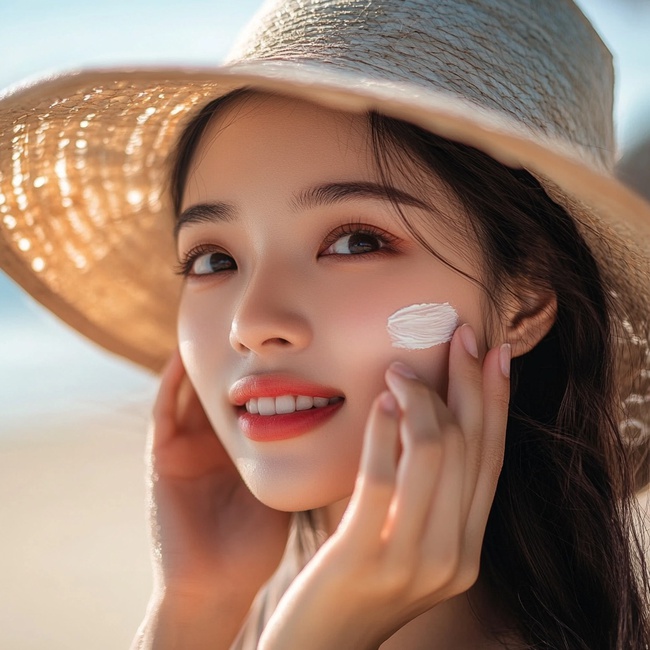 Nhiều chị em đang chọn thoa kem chống nắng kiểu này dù mặt hay toàn thân, bảo sao da đen nhẻm, nhăn sâu vào mùa hè - Ảnh 1. Nhiều chị em đang chọn thoa kem chống nắng kiểu này dù mặt hay toàn thân, bảo sao da đen nhẻm, nhăn sâu vào mùa hè - Ảnh 1.