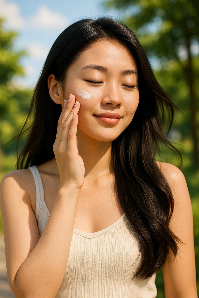 Nhiều chị em đang chọn thoa kem chống nắng kiểu này dù mặt hay toàn thân, bảo sao da đen nhẻm, nhăn sâu vào mùa hè - Ảnh 5. Nhiều chị em đang chọn thoa kem chống nắng kiểu này dù mặt hay toàn thân, bảo sao da đen nhẻm, nhăn sâu vào mùa hè - Ảnh 5.