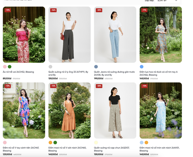 Local brand Việt trả mặt bằng nên giảm giá sốc: Áo 89k, váy liền 149k, quần jeans 199k - Ảnh 2. Local brand Việt trả mặt bằng nên giảm giá sốc: Áo 89k, váy liền 149k, quần jeans 199k - Ảnh 2.