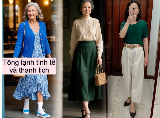 Phụ nữ trên 50 tuổi hãy học mẹo phối màu này để ngay lập tức trở nên thời trang và thanh lịch trong mùa hè, và giá trị quyến rũ của họ tăng vọt - Ảnh 3. Phụ nữ trên 50 tuổi hãy học mẹo phối màu này để ngay lập tức trở nên thời trang và thanh lịch trong mùa hè, và giá trị quyến rũ của họ tăng vọt - Ảnh 3.