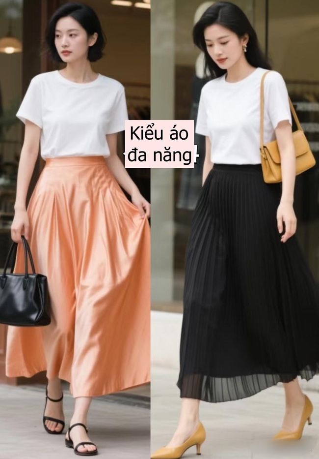 Mùa hè năm nay, chỉ cần mua 3 kiểu áo thun này: Dễ phối, tôn dáng, mặc 2 năm vẫn không lỗi mốt - Ảnh 5. Mùa hè năm nay, chỉ cần mua 3 kiểu áo thun này: Dễ phối, tôn dáng, mặc 2 năm vẫn không lỗi mốt - Ảnh 5.