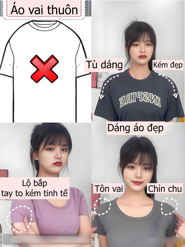Mùa hè năm nay, chỉ cần mua 3 kiểu áo thun này: Dễ phối, tôn dáng, mặc 2 năm vẫn không lỗi mốt - Ảnh 3. Mùa hè năm nay, chỉ cần mua 3 kiểu áo thun này: Dễ phối, tôn dáng, mặc 2 năm vẫn không lỗi mốt - Ảnh 3.