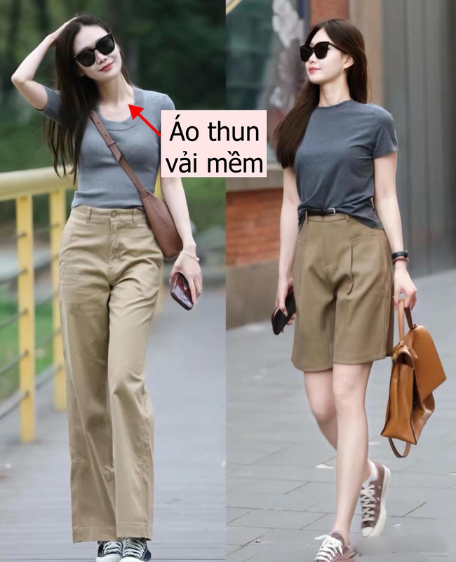 Mùa hè năm nay, chỉ cần mua 3 kiểu áo thun này: Dễ phối, tôn dáng, mặc 2 năm vẫn không lỗi mốt - Ảnh 7. Mùa hè năm nay, chỉ cần mua 3 kiểu áo thun này: Dễ phối, tôn dáng, mặc 2 năm vẫn không lỗi mốt - Ảnh 7.