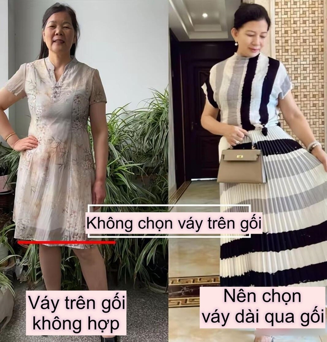 Phong cách mà phụ nữ trung niên nên theo đuổi: Áo không bó, váy qua gối, tóc không quá vai - Ảnh 6. Phong cách mà phụ nữ trung niên nên theo đuổi: Áo không bó, váy qua gối, tóc không quá vai - Ảnh 6.