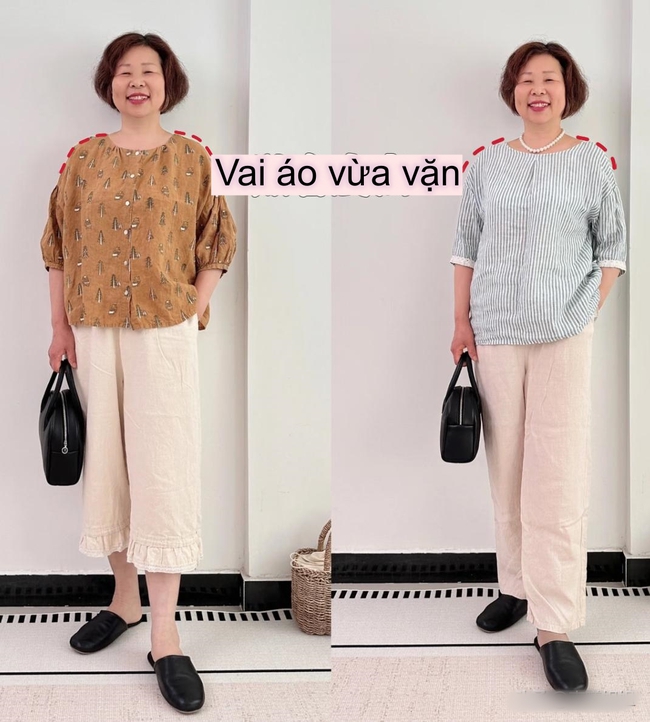 Phong cách mà phụ nữ trung niên nên theo đuổi: Áo không bó, váy qua gối, tóc không quá vai - Ảnh 3. Phong cách mà phụ nữ trung niên nên theo đuổi: Áo không bó, váy qua gối, tóc không quá vai - Ảnh 3.