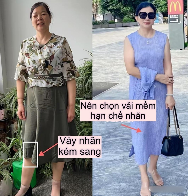 Phong cách mà phụ nữ trung niên nên theo đuổi: Áo không bó, váy qua gối, tóc không quá vai - Ảnh 7. Phong cách mà phụ nữ trung niên nên theo đuổi: Áo không bó, váy qua gối, tóc không quá vai - Ảnh 7.