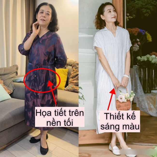 3 sai lầm khiến phụ nữ trung niên càng mặc càng kém sang - Ảnh 5. 3 sai lầm khiến phụ nữ trung niên càng mặc càng kém sang - Ảnh 5.