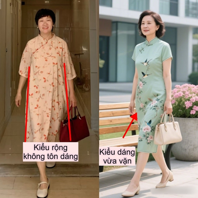 3 sai lầm khiến phụ nữ trung niên càng mặc càng kém sang - Ảnh 6. 3 sai lầm khiến phụ nữ trung niên càng mặc càng kém sang - Ảnh 6.