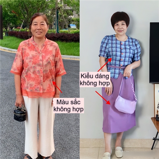 3 sai lầm khiến phụ nữ trung niên càng mặc càng kém sang - Ảnh 3. 3 sai lầm khiến phụ nữ trung niên càng mặc càng kém sang - Ảnh 3.