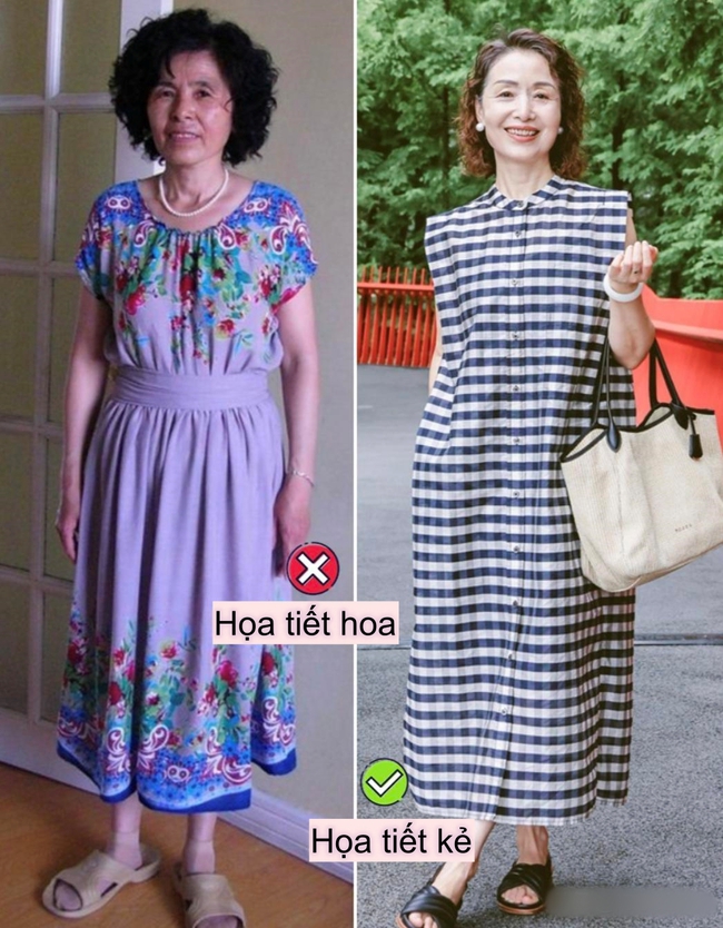 3 sai lầm khiến phụ nữ trung niên càng mặc càng kém sang - Ảnh 4. 3 sai lầm khiến phụ nữ trung niên càng mặc càng kém sang - Ảnh 4.