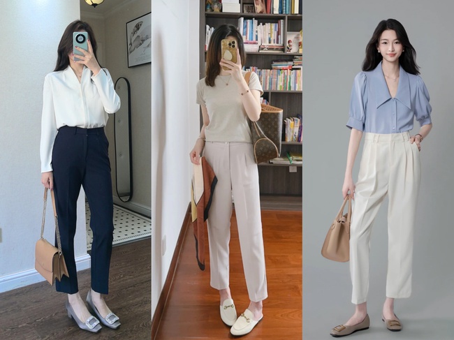 Chiếc quần "hot" nhất mùa hè 2025 chính là quần tây ống điếu - Ảnh 2. Chiếc quần "hot" nhất mùa hè 2025 chính là quần tây ống điếu - Ảnh 2.