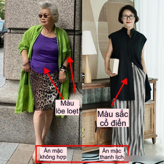 Mặc sai một chút, trông già hẳn 10 tuổi: Bạn có đang phạm những lỗi này? - Ảnh 3. Mặc sai một chút, trông già hẳn 10 tuổi: Bạn có đang phạm những lỗi này? - Ảnh 3.