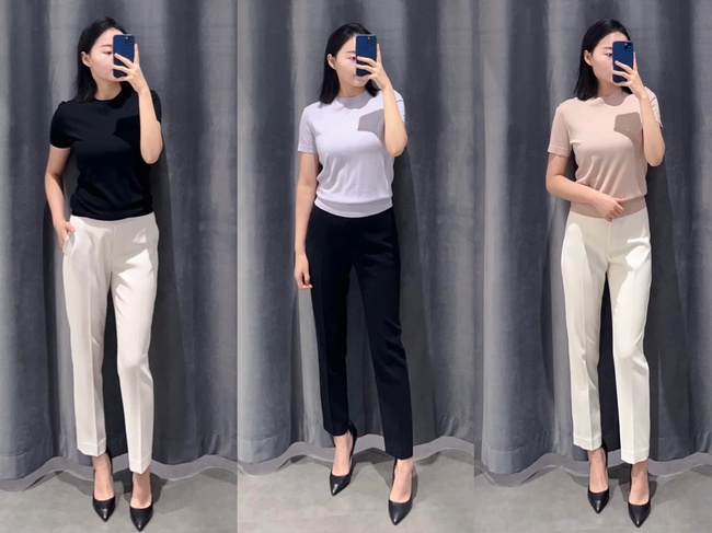 Chiếc quần "hot" nhất mùa hè 2025 chính là quần tây ống điếu - Ảnh 9. Chiếc quần "hot" nhất mùa hè 2025 chính là quần tây ống điếu - Ảnh 9.