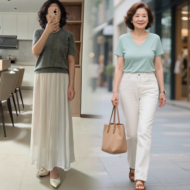 Tuổi trung niên bắt đầu từ việc nói “không” với những chiếc áo thun này! - Ảnh 5. Tuổi trung niên bắt đầu từ việc nói “không” với những chiếc áo thun này! - Ảnh 5.
