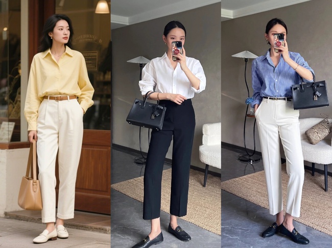 Chiếc quần "hot" nhất mùa hè 2025 chính là quần tây ống điếu - Ảnh 7. Chiếc quần "hot" nhất mùa hè 2025 chính là quần tây ống điếu - Ảnh 7.