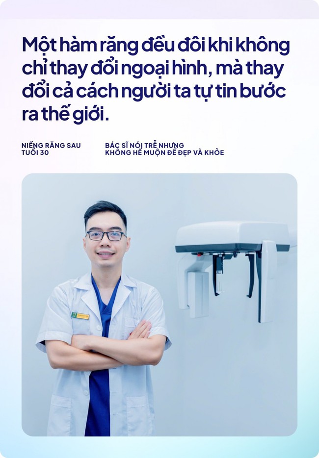Niềng răng sau tuổi 30: Bác sĩ nói trễ nhưng không hề muộn để đẹp và khỏe - Ảnh 2. Niềng răng sau tuổi 30: Bác sĩ nói trễ nhưng không hề muộn để đẹp và khỏe - Ảnh 2.
