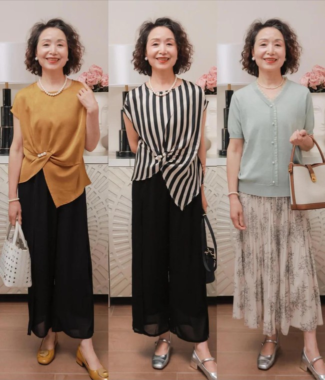 Phụ nữ tuổi 50 và bí quyết mặc đẹp: Thanh lịch mà không "dừ", trẻ trung mà không lố - Ảnh 9. Phụ nữ tuổi 50 và bí quyết mặc đẹp: Thanh lịch mà không "dừ", trẻ trung mà không lố - Ảnh 9.