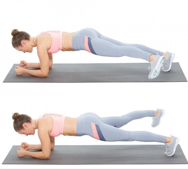 8 biến thể Plank giúp giảm mỡ toàn thân: Đốt cháy mỡ nhanh, sau 2 tuần đã thấy cơ bụng, bắp đùi thon gọn rõ rệt! - Ảnh 6. 8 biến thể Plank giúp giảm mỡ toàn thân: Đốt cháy mỡ nhanh, sau 2 tuần đã thấy cơ bụng, bắp đùi thon gọn rõ rệt! - Ảnh 6.
