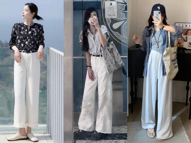 Áo sơ mi + quần ống rộng: Combo "gây sốt" dịp hè, mặc lên nhìn sang chảnh bùng nổ - Ảnh 8. Áo sơ mi + quần ống rộng: Combo "gây sốt" dịp hè, mặc lên nhìn sang chảnh bùng nổ - Ảnh 8.