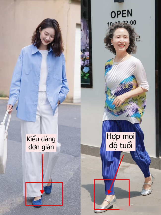 "Giày bà ngoại" lên ngôi hè 2025: Món thời trang vừa đẹp vừa dễ đi lại còn nâng tầm khí chất - Ảnh 3. "Giày bà ngoại" lên ngôi hè 2025: Món thời trang vừa đẹp vừa dễ đi lại còn nâng tầm khí chất - Ảnh 3.